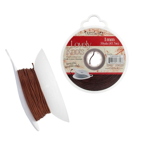John Bead Lovely Knots 1mm Asian Knotting Cord with Bobbin